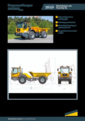 Articulated Dump Trucks Bergmann 3012DSK Plus