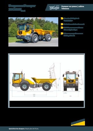 Mafsallı damperli kamyonlar Bergmann 3012DSK Plus