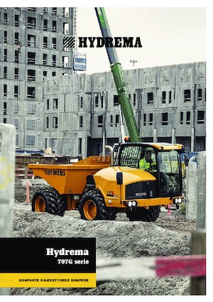 Mafsallı damperli kamyonlar Hydrema 707G