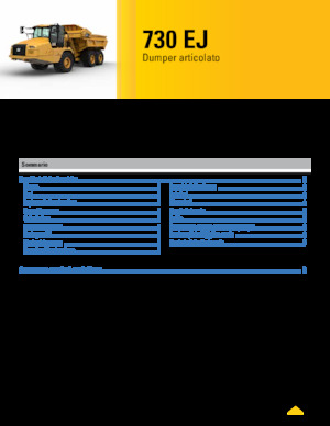 Articulated Dump Trucks Caterpillar 730 EJ