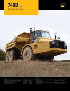 Articulated Dump Trucks Caterpillar 740B-EJ