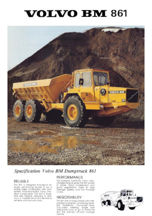 Articulated Dump Trucks Volvo 861