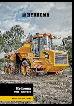 Mafsallı damperli kamyonlar Hydrema 922F