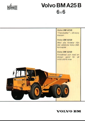 Articulated Dump Trucks Volvo A 25 B 6x6