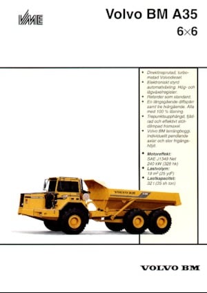 Articulated Dump Trucks Volvo A 35 6x6