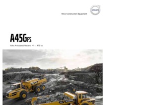 Mafsallı damperli kamyonlar Volvo A45GFS