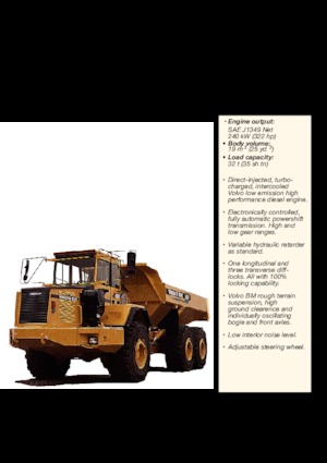 Articulated Dump Trucks Volvo A35C 6x6