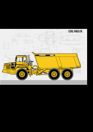 Mafsallı damperli kamyonlar Volvo A35C