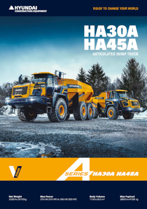 Articulated Dump Trucks Hyundai HA30A ADT