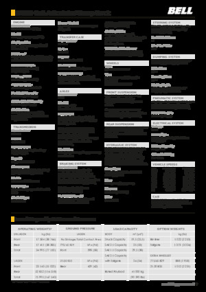 Mafsallı damperli kamyonlar Bell B45E 4x4