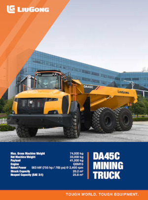 Articulated Dump Trucks Liugong DA45C