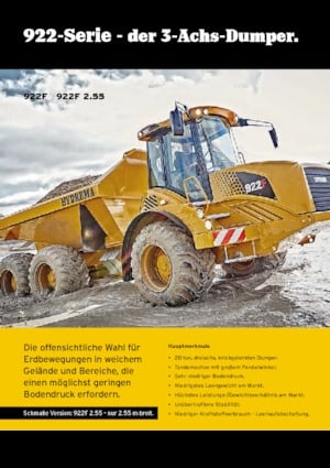 Articulated Dump Trucks Hydrema 922F