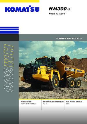Articulated Dump Trucks Komatsu HM300-5E0
