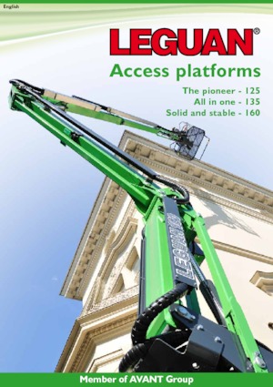 Wheeled Articulating Boom Lifts Leguan 125 