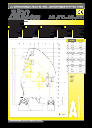 Tekerlekli Mafsall Bomlu Asansörler AIRO A15 JRTD
