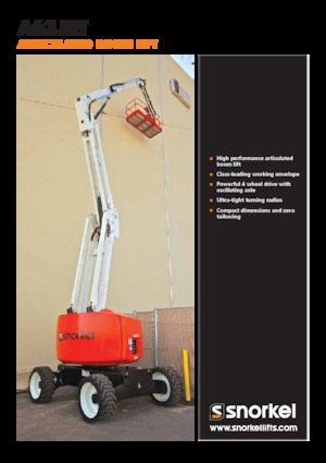 Wheeled Articulating Boom Lifts Snorkel A62JRT