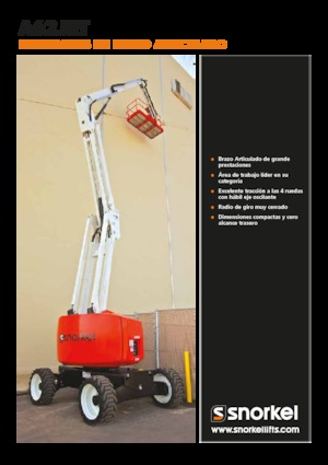 Wheeled Articulating Boom Lifts Snorkel A62JRT