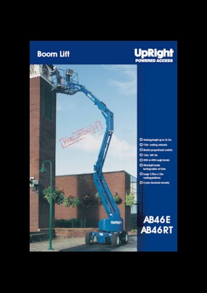 Tekerlekli Mafsall Bomlu Asansörler UpRight AB 46 RT