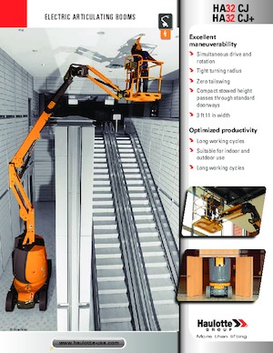 Wheeled Articulating Boom Lifts Haulotte HA32 CJ+