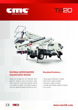 Römork Üstü Mafsallı Bomlu Vinçler CMC TB20