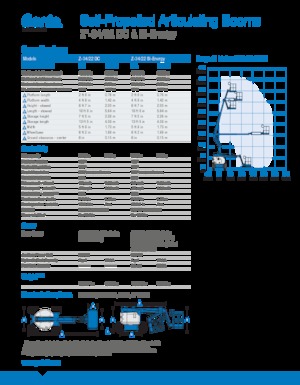 Wheeled Articulating Boom Lifts Genie Z-34/22 DC