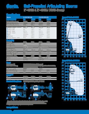 Wheeled Articulating Boom Lifts Genie Z-45/25J DC