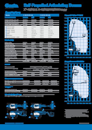 Wheeled Articulating Boom Lifts Genie Z 45/25 J D