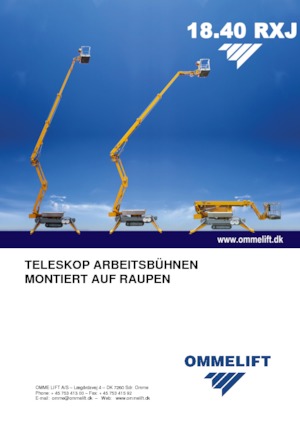 Crawler Articulating Boom Lifts OMMELIFT 18.40 RXJ