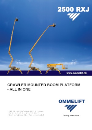 Paletli Mafsall Bomlu Asansörler OMMELIFT 2500 RXJ