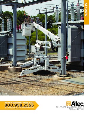 Römork Üstü Mafsallı Bomlu Vinçler Altec AT40GW