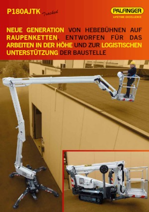 Truck Mounted Telescopic Boom Lifts Palfinger P 180 AJTK