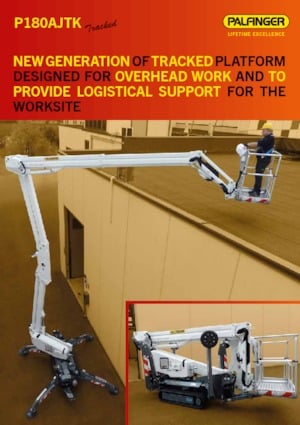 Truck Mounted Telescopic Boom Lifts Palfinger P 180 AJTK