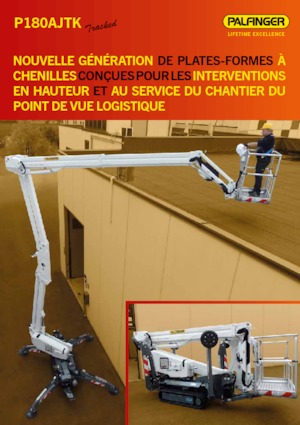 Truck Mounted Telescopic Boom Lifts Palfinger P 180 AJTK