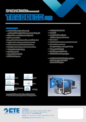 Crawler Articulating Boom Lifts CTE Traccess 200