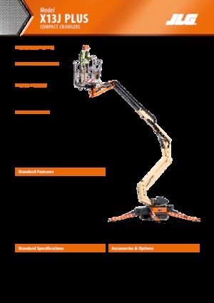 Crawler Articulating Boom Lifts JLG X13J Plus