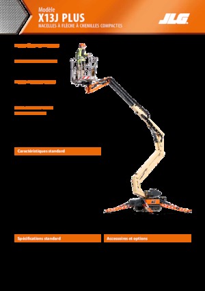 Crawler Articulating Boom Lifts JLG X13J Plus