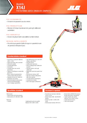 Crawler Articulating Boom Lifts JLG X14J