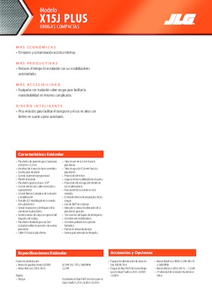 Crawler Articulating Boom Lifts JLG X15J Plus