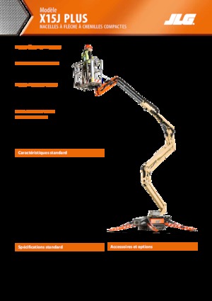 Crawler Articulating Boom Lifts JLG X15J Plus