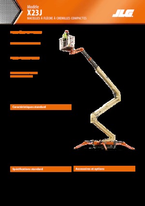 Crawler Articulating Boom Lifts JLG X23J