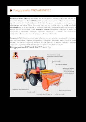 Attachable Spreaders Pronar PW 120