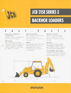 Backhoe Loaders JCB 215 E