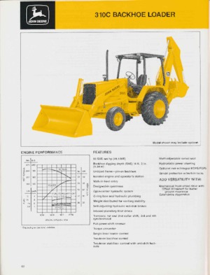 Backhoe Loaders John Deere Construction 210 C