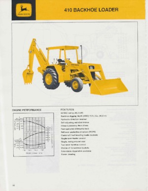 Iş makineleri John Deere Construction 410