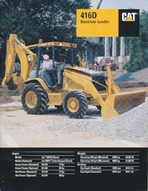 Backhoe Loaders Caterpillar 416 D