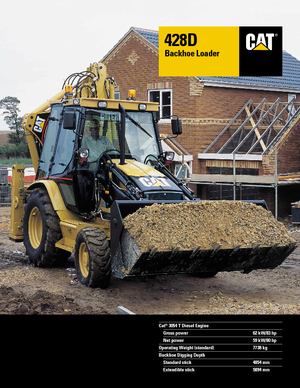 Backhoe Loaders Caterpillar 428 D 4x4