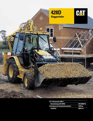 Backhoe Loaders Caterpillar 428 D 4x4