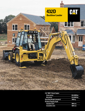Backhoe Loaders Caterpillar 432 D 4x4