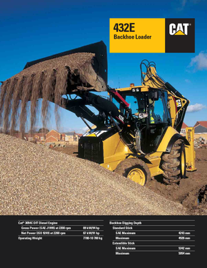 Backhoe Loaders Caterpillar 432E 4x4