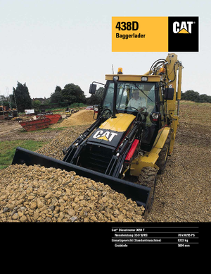 Backhoe Loaders Caterpillar 438 D 4x4